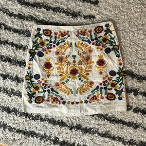 size M floral skirt - light weight